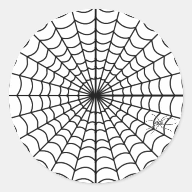 Pegatina web Spider (Anverso)