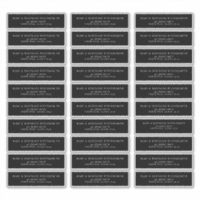 Wedding Pre-addressed Return Label Minimalist J102