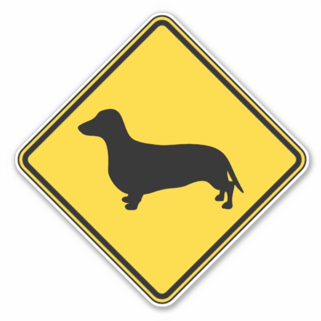 Pegatina Weenie Crossing (Anverso)