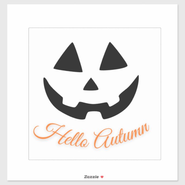 Pegatina Welcome October  (Hoja)