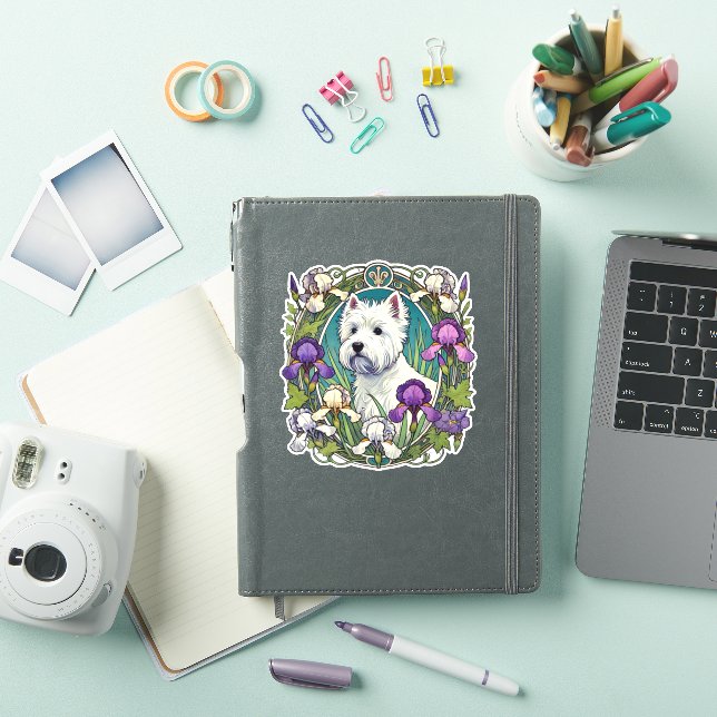 Pegatina West Highland Terrier Westie (Funda para iPad)