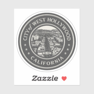 PEGATINA WEST HOLLYWOOD CALIFORNIA - LOS ANGELES CA