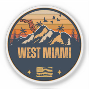 Pegatina West Miami, Florida 