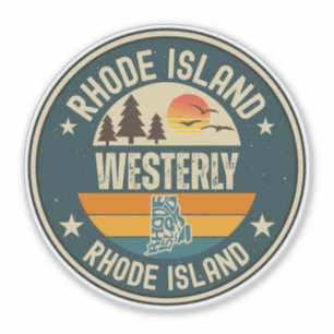 Pegatina Westerly, Rhode Island