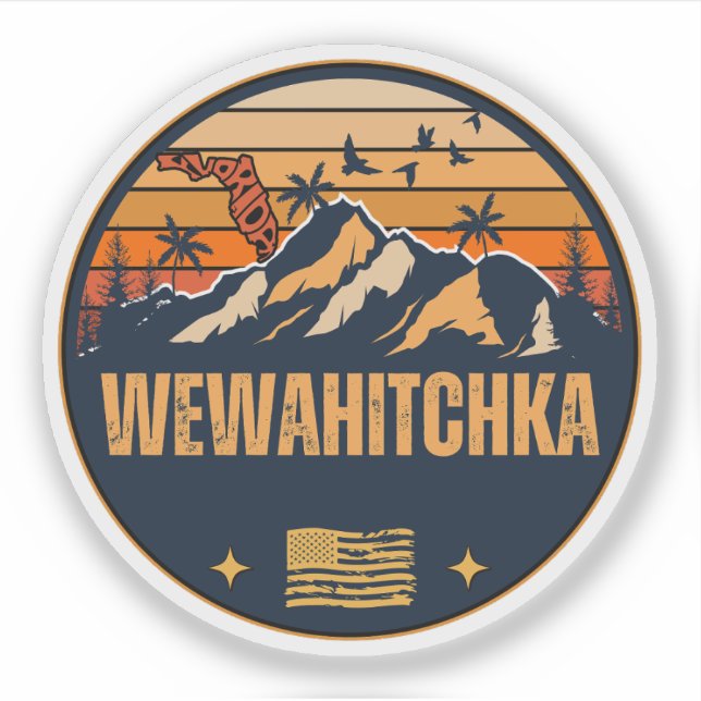 Pegatina Wewahitchka, Florida  (Anverso)