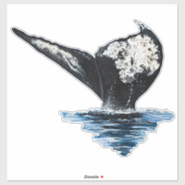Pegatina Whale Tail