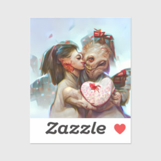 Pegatina Whimsical Alien Romance