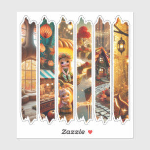 Pegatina Whimsical Autumnal Magical Washi Tape Planner