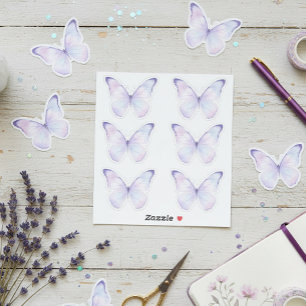 Pegatina Whimsical Purple Butterfly Aesthetic Planner