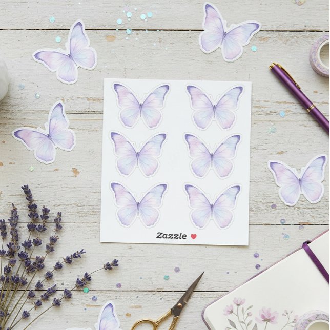 Pegatina Whimsical Purple Butterfly Aesthetic Planner  (Subido por el creador)