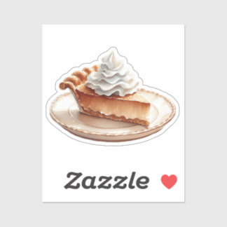 Pegatina Whipped Cream Pie Sticker | Cozy Dessert Aesthetic