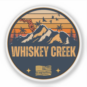 Pegatina Whiskey Creek, Florida