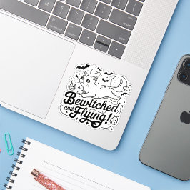 Pegatina Whispers del gato siamés: magia en la noche de hal