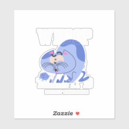 Pegatina Whop, Ahí Está