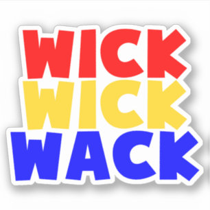 Pegatina Wick Wick Wack