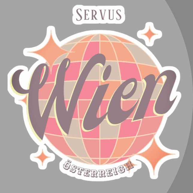 Pegatina Wien Vienna Österreich Austria Retro (Subido por el creador)