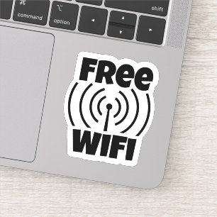 Pegatina WIFI gratuito