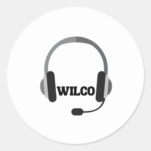 pegatina "Wilco" (Anverso)