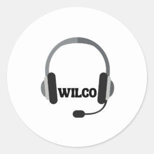 pegatina "Wilco"