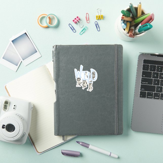 Pegatina WILD | Cosas salvajes y Max - Azul (Funda para iPad)