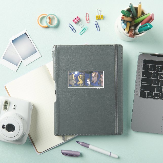 Pegatina Wild Things and Max Dancing in Moonlight (Funda para iPad)