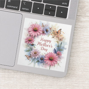Pegatina WildFlowers Happy Mother's Day