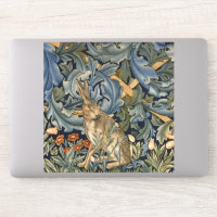 William Morris Forest Rabbit Floral Art Nouveau