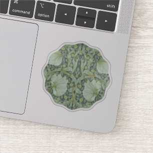 Pegatina William Morris, modelo del nouveau del arte, arte