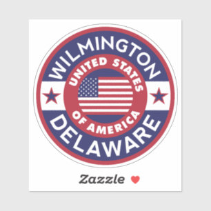 Pegatina WILMINGTON, Delaware