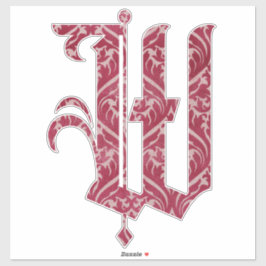 Pegatina WINCHESTER -W- | nombre personalizado | íntima per