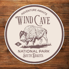 Pegatina Wind Cave National Park South Dakota