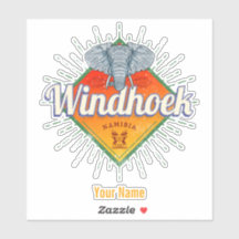 Windhoek Namibia Retro Elephant Vintage Africa