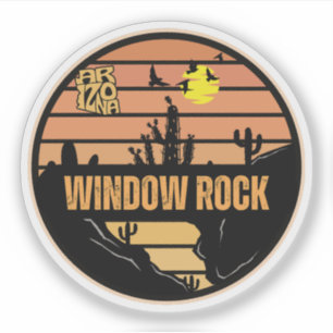 Pegatina Window Rock, Arizona