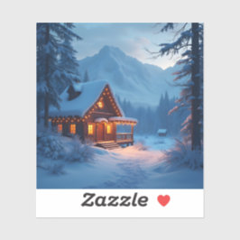 Pegatina Winter Hearth - Square Vinyl