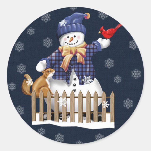 Pegatina Winter Wonderland (Anverso)