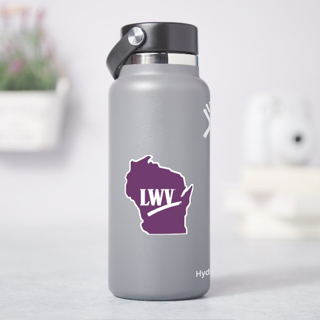 Pegatina Wisconsin LWV (hidrofrasco)