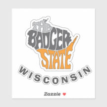 Wisconsin State apodo Word Art