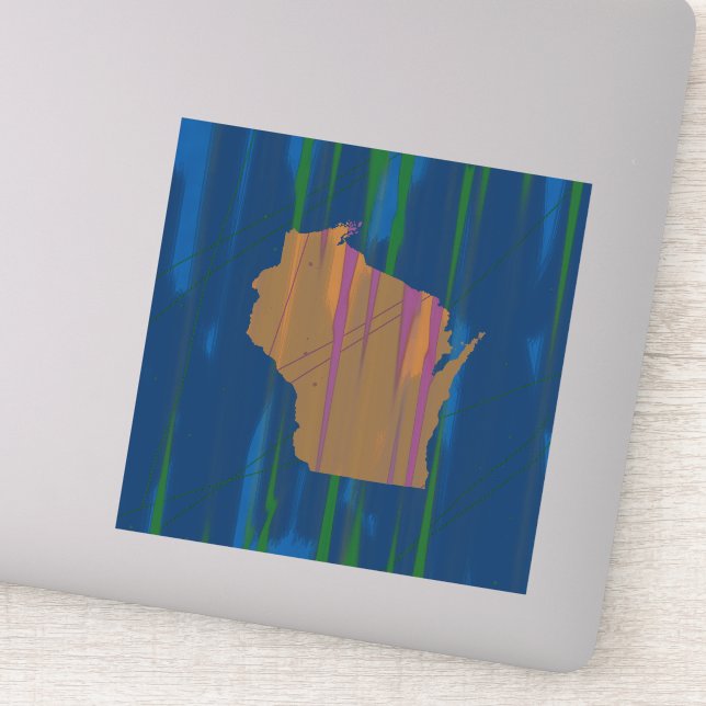 Pegatina Wisconsin Supper (Detalle)