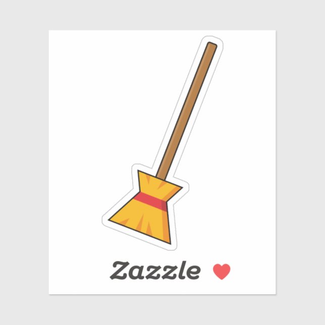 Pegatina Witch Broom (Hoja)