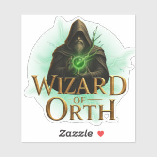 Pegatina Wizard of Orth Logo Sticker – Magical Emblem