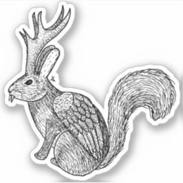 Pegatina Wolpertinger