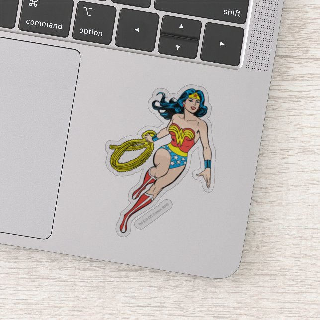 Pegatina Wonder Woman Run (Detalle)
