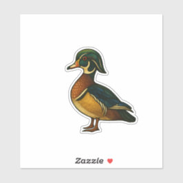 Pegatina Wood Duck Sticker