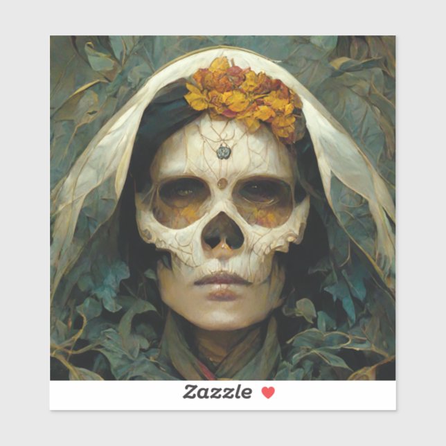 Pegatina Wood Witch 2 Fantasy (Hoja)