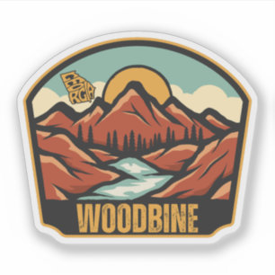 Pegatina Woodbine, Georgia