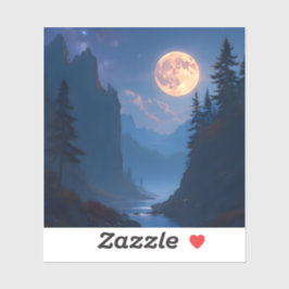 Pegatina Woodland Glow - Square Vinyl