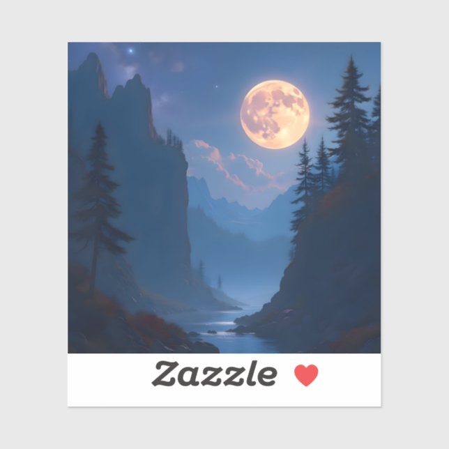 Pegatina Woodland Glow - Square Vinyl (Hoja)