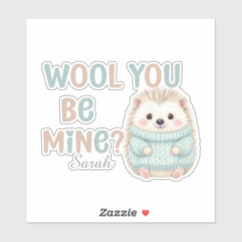 Pegatina Wool You Be Mine