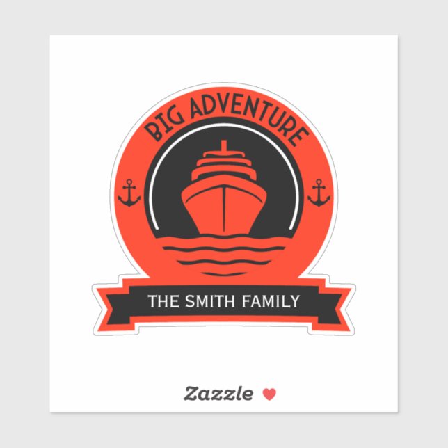 Pegatina World Cruise (Hoja)