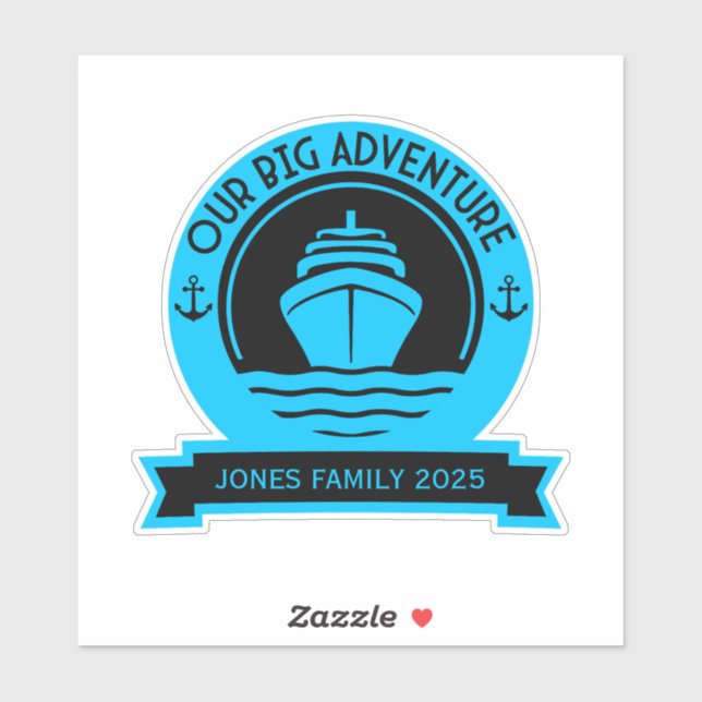 Pegatina World Cruise (Hoja)